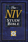 NIV Study Bible: New International Version (NIV), black bonded leather