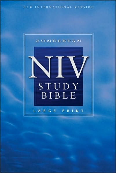 Zondervan Niv Study Bible Large Print By Kenneth L Barker Zondervan