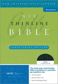 NIV Thinline Bible, Large Print