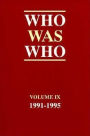 Who Was Who 1991-1995