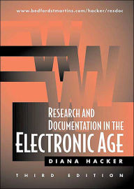 Research and Documentation in the Electronic Age / Edition 3