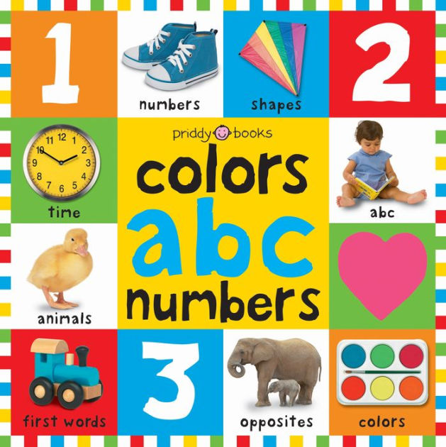 Colors, ABC, Numbers (Bright Baby Series) by Roger Priddy, Board Book