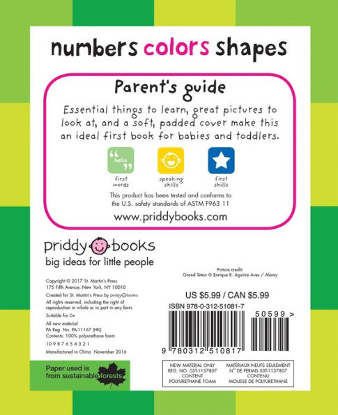 First 100 Padded: Numbers, Colors, Shapes