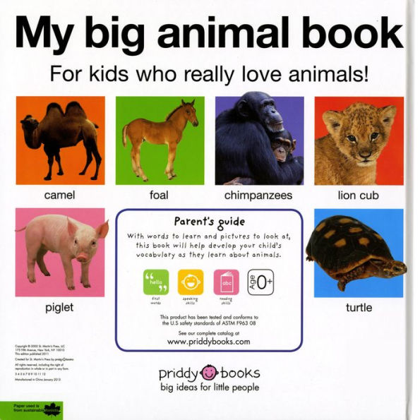 My Big Animal Book