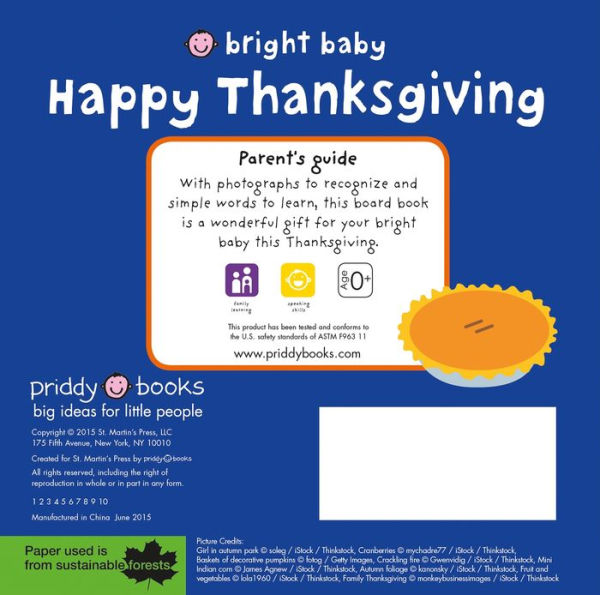 Bright Baby: Happy Thanksgiving