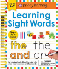 Wipe Clean: Learning Sight Words: Includes a Wipe-Clean Pen and Flash Cards!