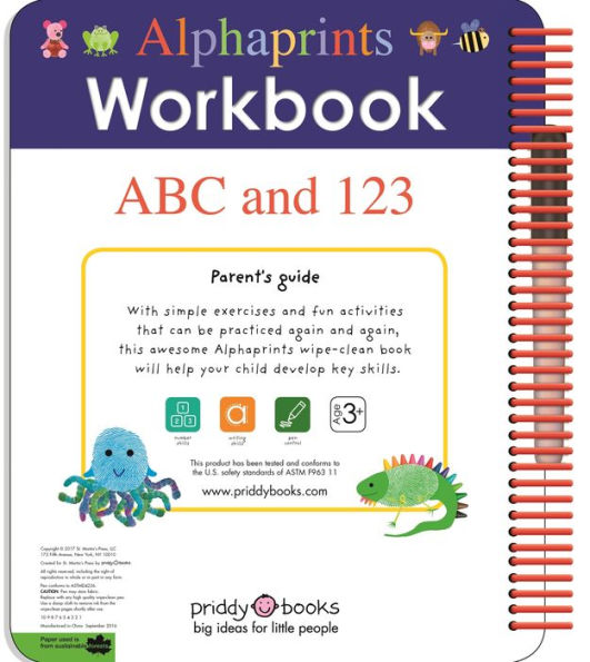Alphaprints: Wipe Clean Workbook ABC