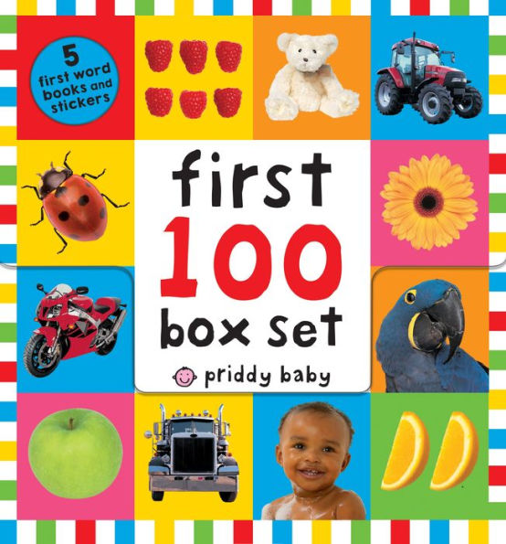 First 100 PB Box Set (5 books): First 100 Words; First 100 Animals; First 100 Trucks and Things That Go; First 100 Numbers; First 100 Colors, ABC, Numbers