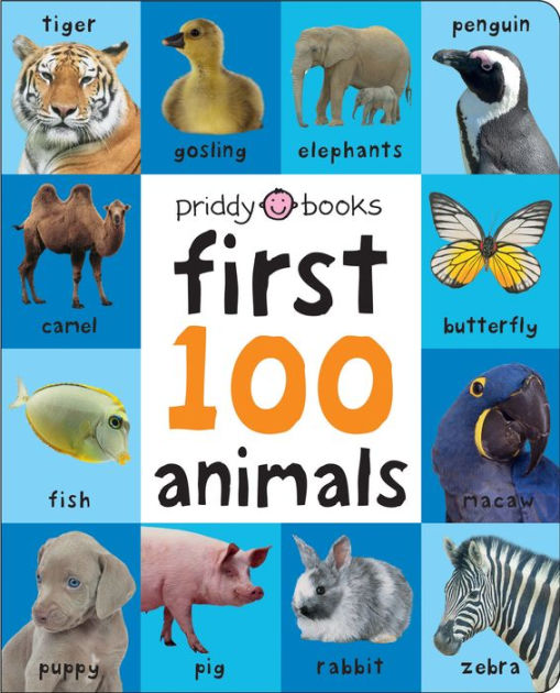 First 100 Animals Padded Large By Roger Priddy Board Book Barnes