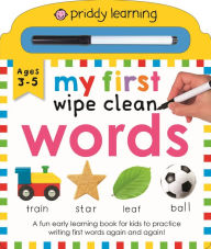 Title: My First Wipe Clean Words (Priddy Smart): A Fun Early Learning Book, Author: Roger Priddy