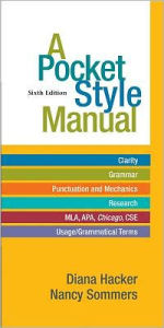 Title: A Pocket Style Manual / Edition 6, Author: Diana Hacker