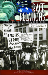 Title: Race Relations in the United States, 1920-1940, Author: Leslie V. Tischauser