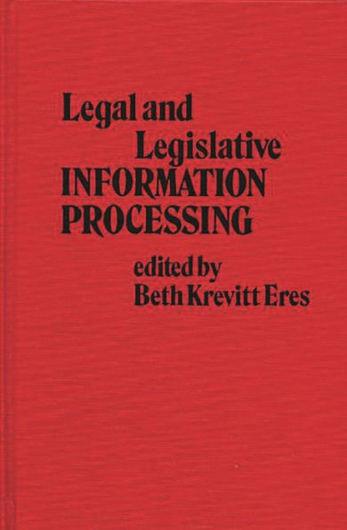 Legal and Legislative Information Processing