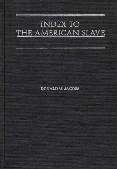 Index to The American Slave