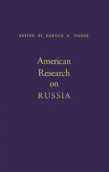 American Research on Russia