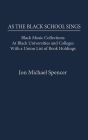 As The Black School Sings
