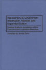 Accessing U.S. Government Information: Subject Guide to Jurisdiction of the Executive and Legislative Branches