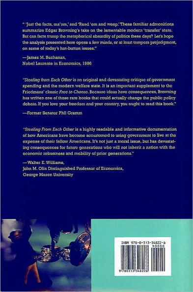 Stealing from Each Other: How the Welfare State Robs Americans of Money and Spirit
