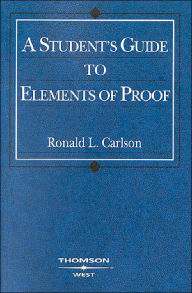 A\Student's Guide to Elements of Proof 2004 / Edition 1