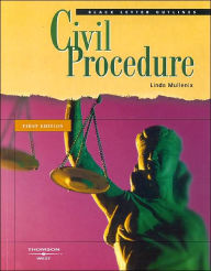 Black Letter Outline on Civil Procedure 2004 / Edition 1