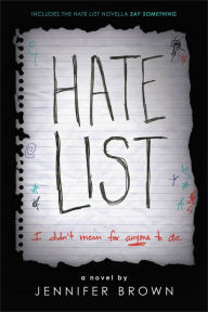 Title: Hate List, Author: Jennifer Brown