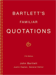 Bartlett's Familiar Quotations