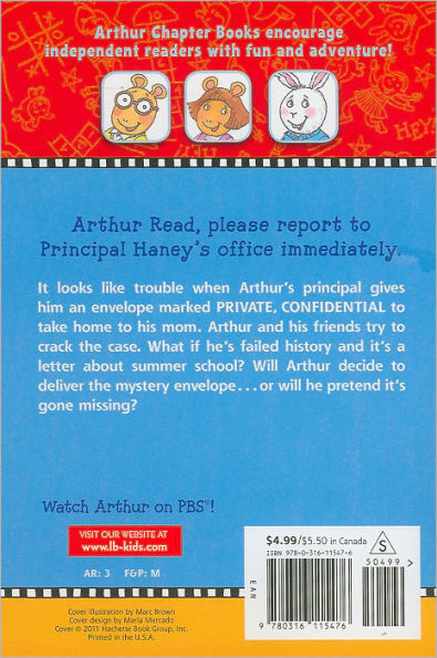 Arthur's Mystery Envelope (Arthur Chapter Book #1)