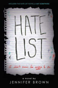 Title: Hate List, Author: Jennifer Brown