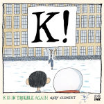 Alternative view 4 of K Is in Trouble AGAIN (A Graphic Novel)