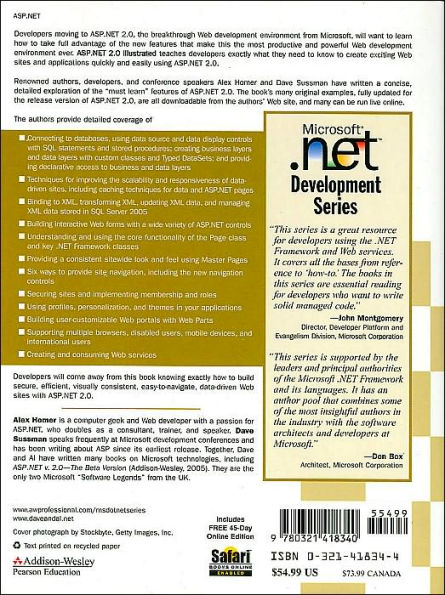 ASP.NET 2.0 Illustrated (Microsoft .net Development Series) / Edition 1