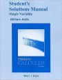 Student's Solutions Manual, Single Variable for Thomas' Calculus / Edition 12