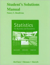 Student's Solutions Manual for Statistics for Business and Economics / Edition 11