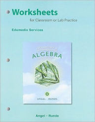 Worksheets for Classroom or Lab Practice for Elementary & Intermediate Algebra for College Students / Edition 4