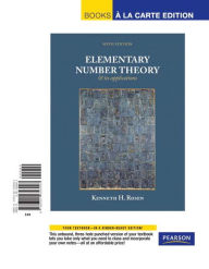 Elementary Number Theory, Books a la Carte Edition / Edition 6