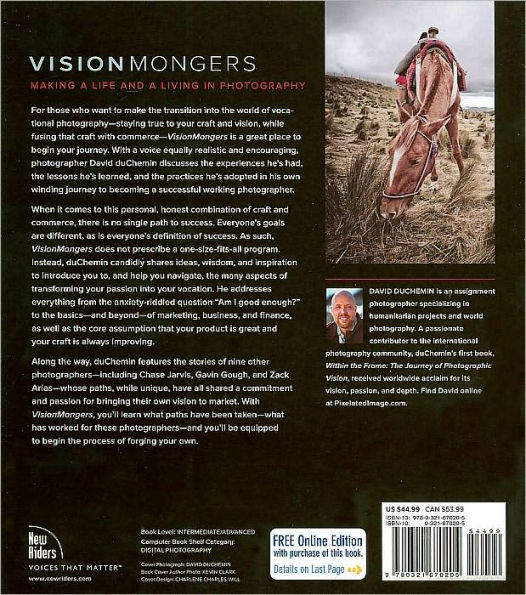 VisionMongers: Making a Life and a Living in Photography (Voices That Matter Series)