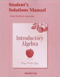 Student Solutions Manual for Introductory Algebra / Edition 4