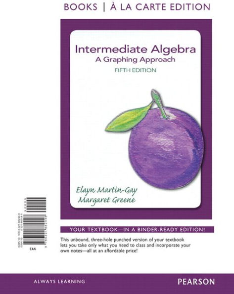 Intermediate Algebra: A Graphing Approach, Books a la Carte Edition / Edition 5