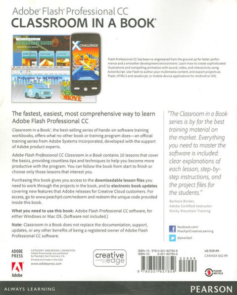 Adobe Flash Professional CC Classroom in a Book / Edition 1