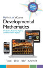 MyMathLab eCourse for Tobey/Slater/Blair/Crawford Developmental Math: Pre, Beg Alg, Inter Alg -- Access Card -- PLUS Notebook / Edition 1