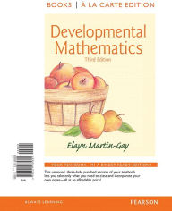 Title: Developmental Mathematics / Edition 3, Author: Elayn Martin-Gay