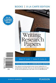 Writing Research Papers: A Complete Guide, Books a la Carte Edition