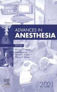 Title: Advances in Anesthesia, 2021, Author: Thomas M. McLoughlin MD