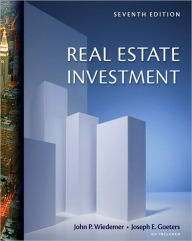 Title: Real Estate Investment (with CD-ROM) / Edition 7, Author: John P. Wiedemer