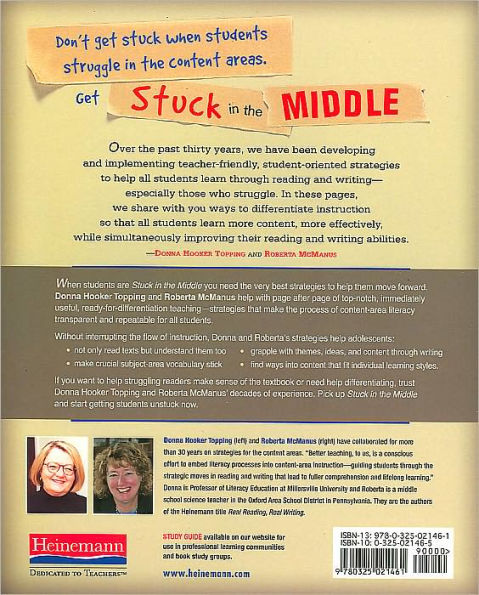 Stuck in the Middle: Helping Adolescents Read and Write in the Content Areas