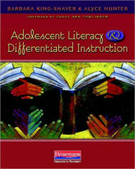 Title: Adolescent Literacy and Differentiated Instruction, Author: Barbara King-Shaver