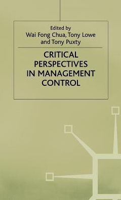 Critical Perspectives in Management Control