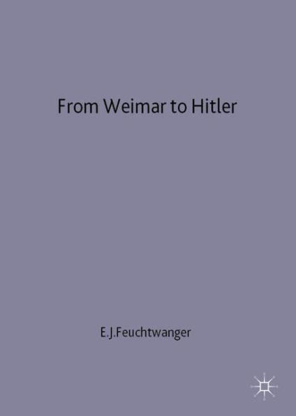 From Weimar to Hitler: Germany, 1918-33