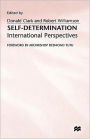 Self-Determination: International Perspectives