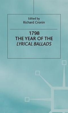 1798: The Year of the Lyrical Ballads