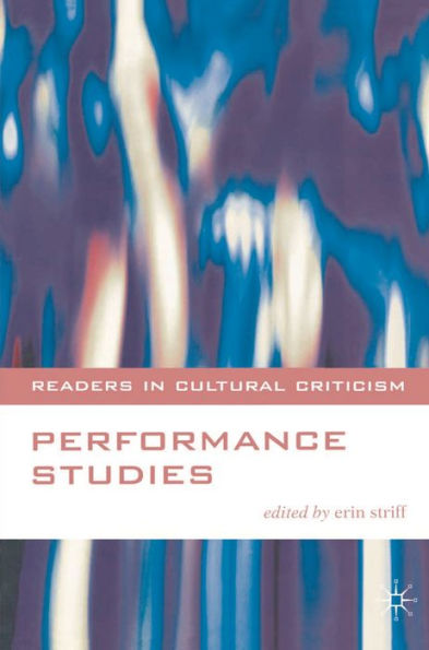 Performance Studies / Edition 1